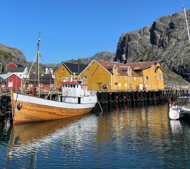 Nusfjord fiskevær i Flakstad kommune.