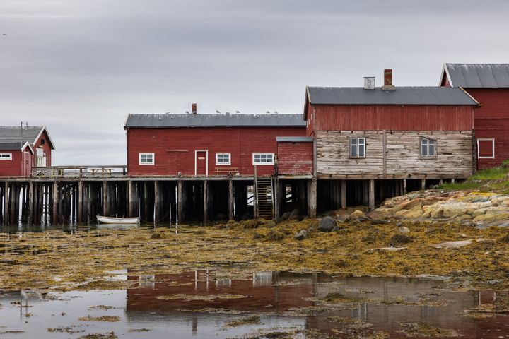 Naust- og bryggemiljø i Vadsø