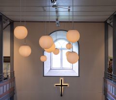 Lamper på bedehuset Bethel.