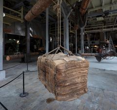 Interiør fra industrimuseet på Kistefos Træsliberi