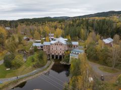 Kistefos Træsliberi ved Randselva på Jevnaker