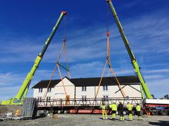 Prosjektet «Til Vipetangen!» i Trøndelag dreier seg om flyttingen av landbruksbygninger fra Ørlandet til Brekstad.