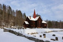 Rollag stavkirke i Numedal