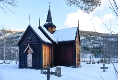 Nore stavkirke i Numedal.