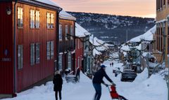 Kjerkgata på Røros