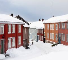 Mørkstugata på Røros