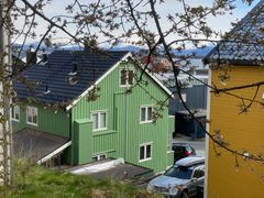 Molde: Innkassing av varmepumper på gjenreisningshus.