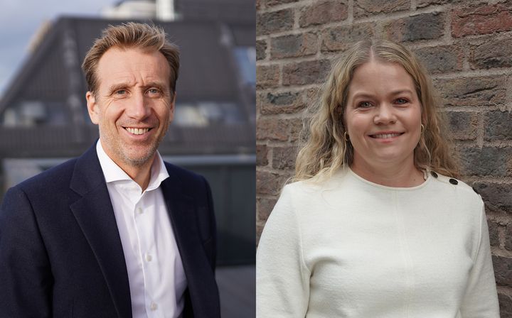 Johan Røstøen og Sigrid Evenstad Moe får nye roller i SpareBank 1 Østlandet.