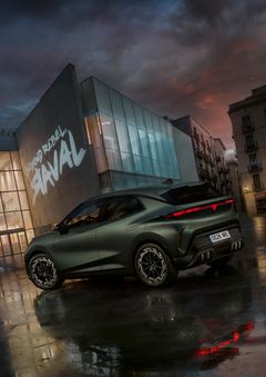 CUPRA Raval i lakkfargen Manganese Matt Green