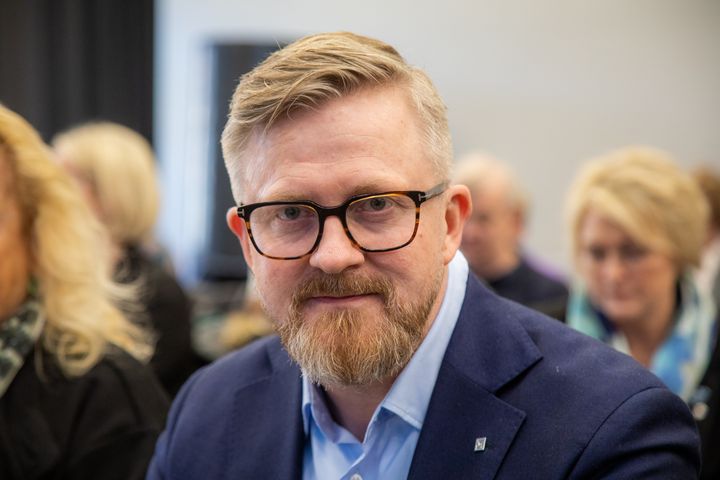 YS-leder Hans-Erik Skjæggerud. Foto: NTB Kommunikasjon/Thomas Brun