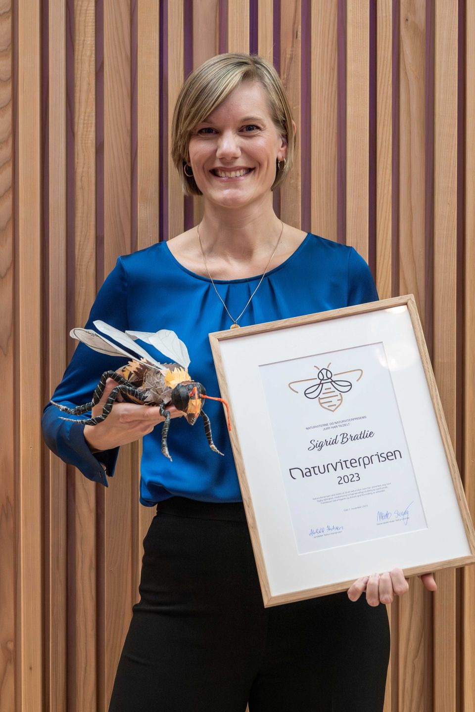 Sigrid Pratley ha ricevuto il Naturviter Award per la sua integrità professionale