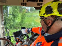 Morten Østheim får opp skjermbilde med "artsrik veikant".