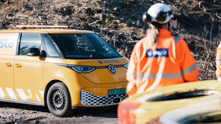 Gul Mestabil rygg til oransje Mesta-ansatt