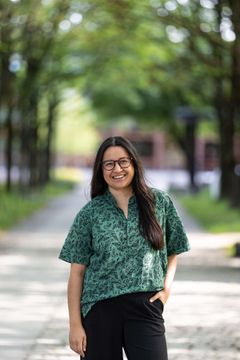 Portrettbilde av student Mitra Fagerli Rahman