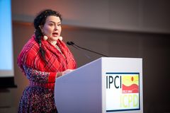 Sametingspresident Silje Karine Muotka deltok på åpningen av IPCI 2024 Oslo