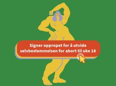 Kvinnebevegelsens frontens abortutvalg slår ring rundt regjeringens forslag til ny abortlov.