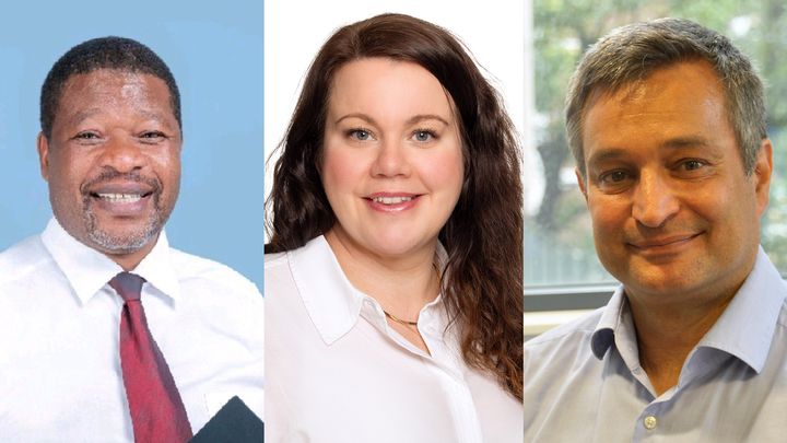 Deltakere på Ottar-seminaret 2025: Direktøren for IPPF Malawi (FPAM), Donald Makwakwa (f.v.), statssekretær i Utenriksdepartementet Stine Renate Håheim Generaldirektøren i IPPF og dr. Alvaro Bermejo. Seminaret ledes av tidligere Norad-leder Jon Lomøy.