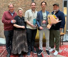 Daglig leder Tor-Hugne Olsen fra Sex og Politikk, stortingsrepresentant Silje Hjemdal (FrP), prisvinnere Dan Bjørke fra Oslo Pride og Cato Coccozza fra Elite Hockey League, samt markedssjef Pål Hansen fra RFSU.