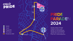 Rute - Oslo Pride Parade 2024