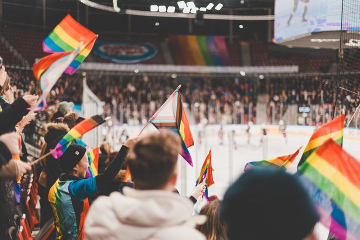 Fra fjorårets Pridekamp på Jordal Amfi