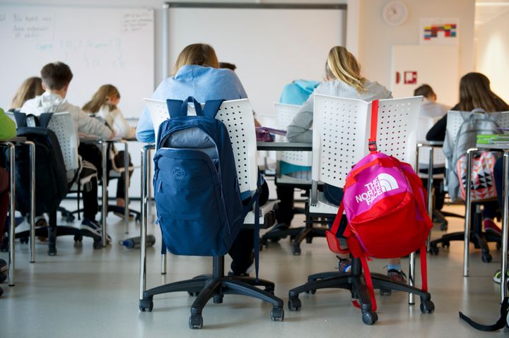 Elever på ungdomsskolen.