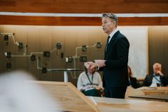 Energiminister Terje Aasland deltok begge dager under «På innsida av krafta»-konferansen i Suldal i mai.