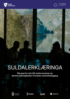 Forsida av rapporten Suldalerklæringa.