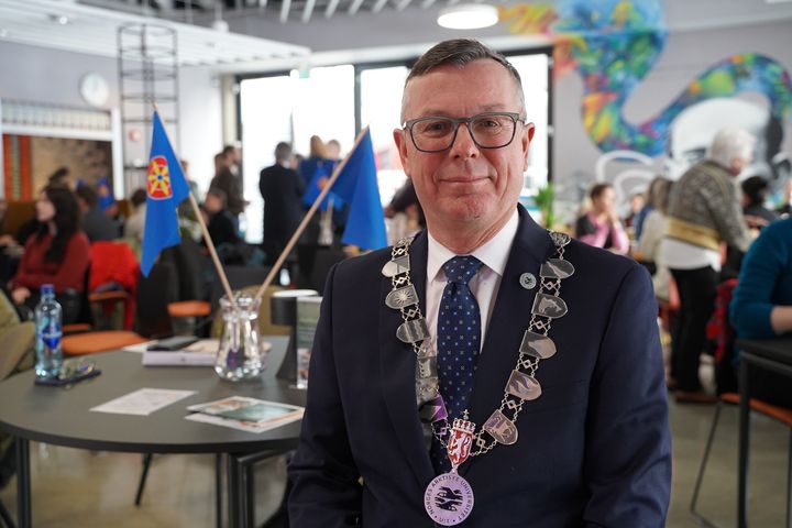 Rektor Dag Rune Olsen ved UiT Norges arktiske universitet under fjorårets arrangement på kvenfolkets dag i Alta.