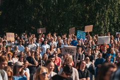 mange studenter samlet