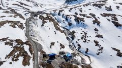 Gravdalen kraftverk i Lærdal bygges inne i fjellet, 1200 meter over havet