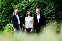 Foreningen for Nav-skandalens ofre ved styreleder Rune Halseth og jussprofessorene Ingunn Ikdahl og Christoffer Conrad Eriksen