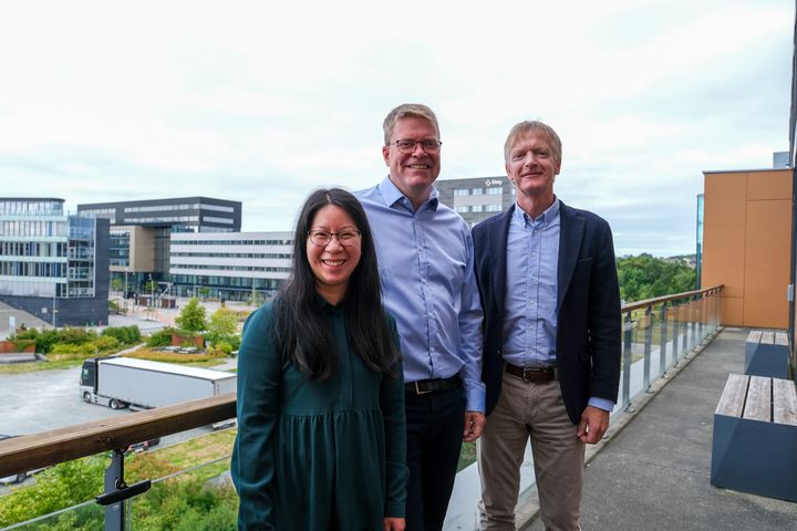 Thao Ha, Enhetsleder, Kjetil Molaug, Områdeleder og Bjarte Gudmundsen, Regionleder i Bouvet Rogaland