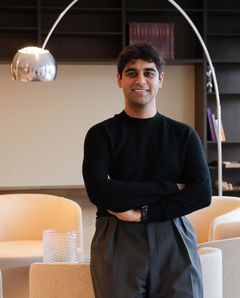 Mansoor Hussain gleder seg til å starte i Aspelin Reitan Eiendom.