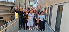 Noen av de ansatte ved UiS som har vært involvert i arbeidet med søknaden.