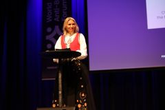 Konferansens leder Hildegunn Fandrem. Foto: Fredrik Lillegraven Holmen/UiS.
