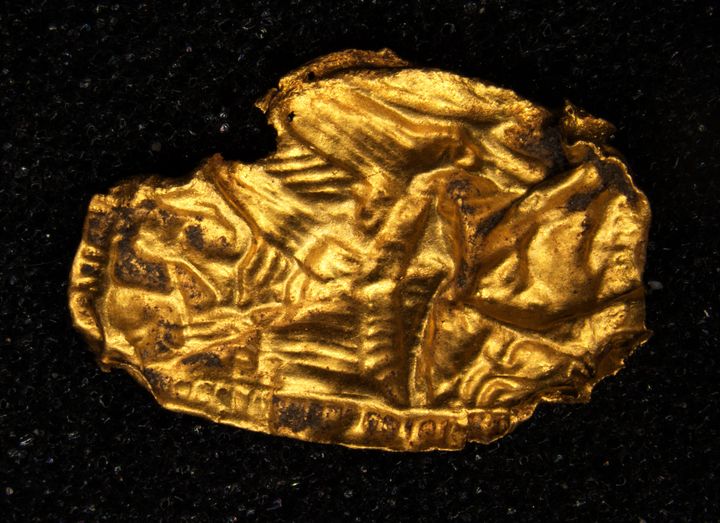 En svært liten, men betydningsfull bit av gull funnet på Jæren.