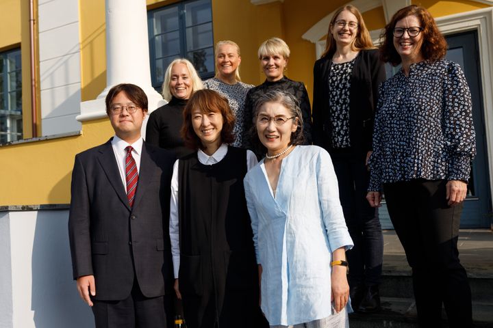 Japanske forskarar på forskingsseminar ved Høgskulen i Volda.