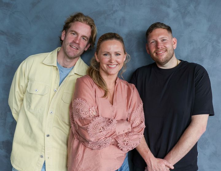 Ole Bjørn Sundsdal, Anette Fjelleng Hansen og Andreas Ingul, kokker i Matprat. Foto: matprat.no