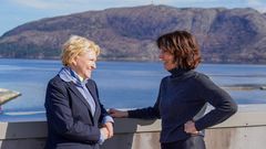 Administrerende direktør i det nyetablerte selskapet CoOper8 i samtale med Offshore Norge-sjef Hildegunn T. BIindheim