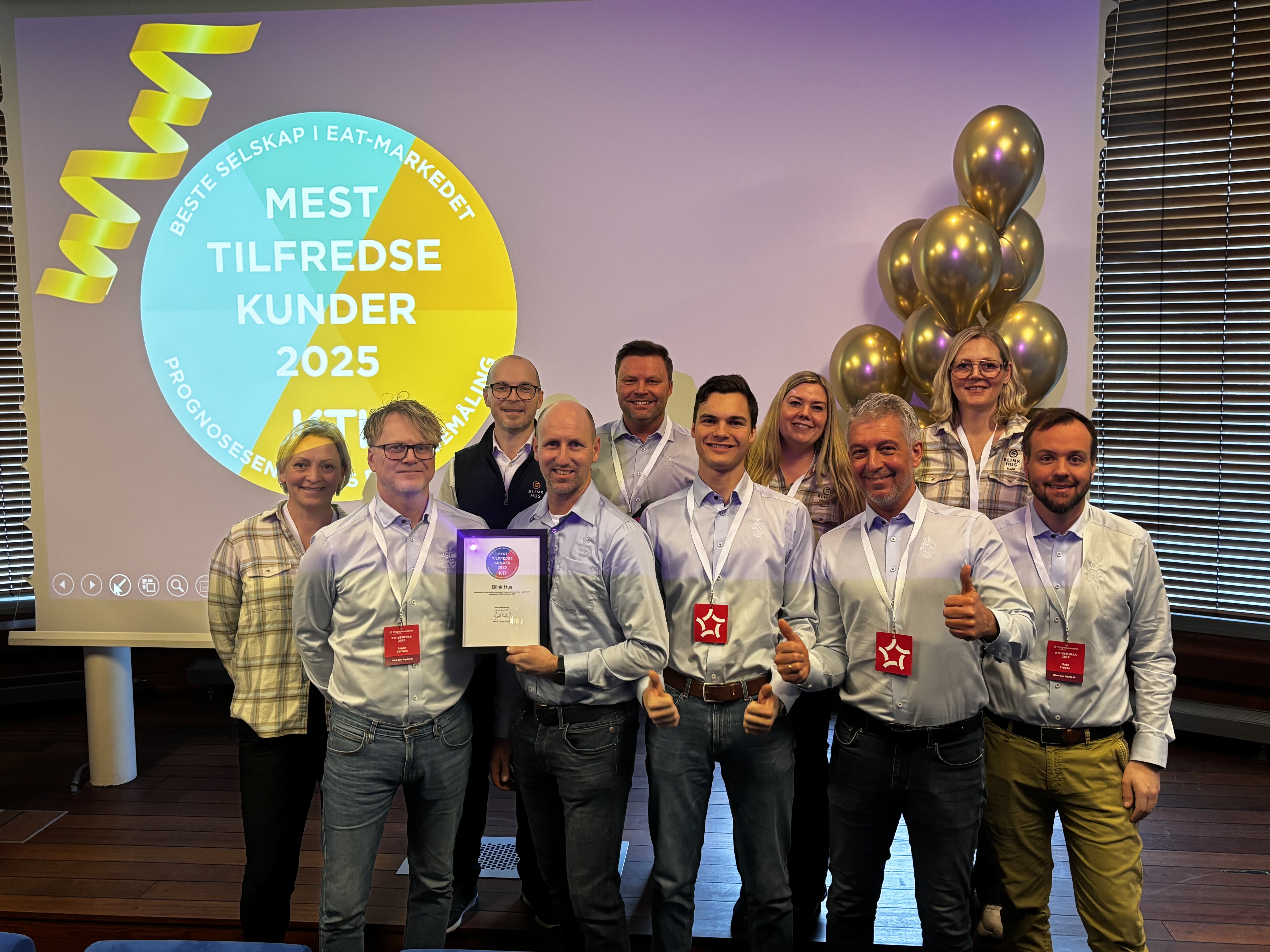 Blink Hus topper KTI målingene for andre år på rad