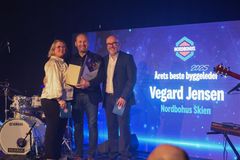 Prisen for Årets Beste Byggeleder 2025 gikk til Vegard Jensen fra Nordbohus Skien.