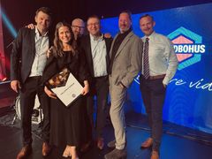 Nordbohus Follo Bygg & Eiendom tok prisen for Årets Beste Kundetilfredshet Overlevering 2025, med sterke 95 av 100 poeng.