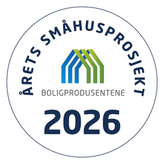 Boligprodusentenes Forening - Blink Hus vant Årets Småhusprosjekt 2026.