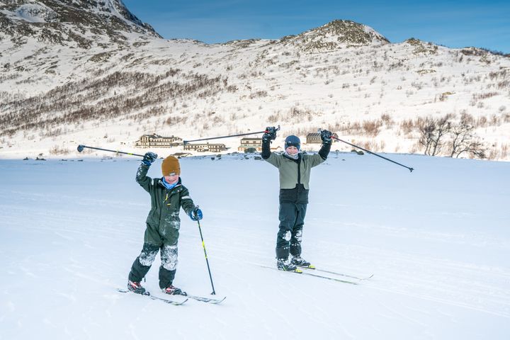 Skitur ved Gjendesheim er populært i alle aldre!