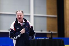 Pål Trulsen her fra hans inlemmelse i Hall of Fame i World Curling Federation.