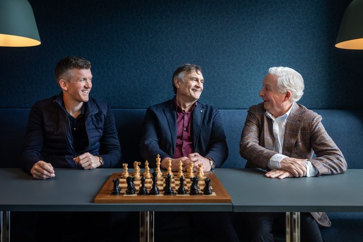 Fra venstre: Knut Ugland, Kjell Madland og Hans Øivind Nordvik