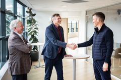 Fra venstre: Hans Øivind Nordvik, Kjell Madland og Knut Ugland