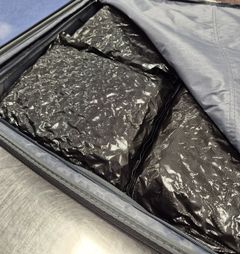 Beslag av over 20 kg marihuana i baggasjen hos en tilreisende fra Thailand.