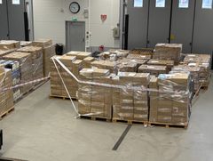 Beslag av tre millioner sigaretter og 18 000 liter alkohol