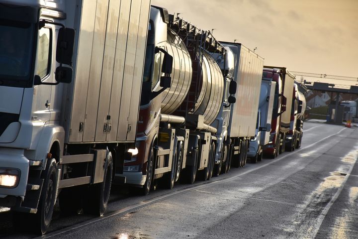 NLF advarer: Kjør-sakte-aksjoner kan ramme transportnæringen selv og skape farlige situasjoner i trafikken. Bildet er kun en illustrasjon og har ikke noe med aksjonen å gjøre.